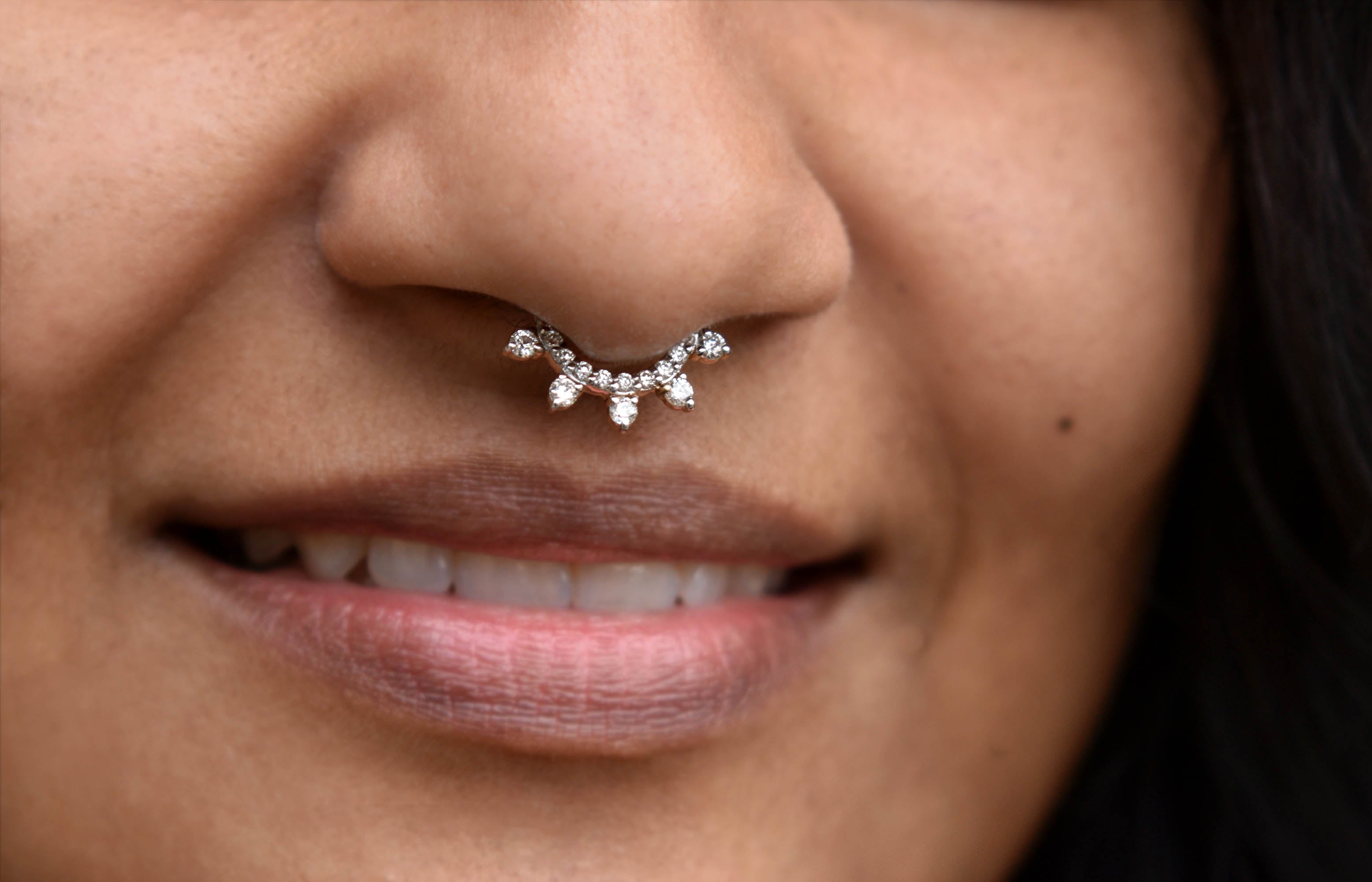 Spaced Diamond Clicker 14g 16g 18g