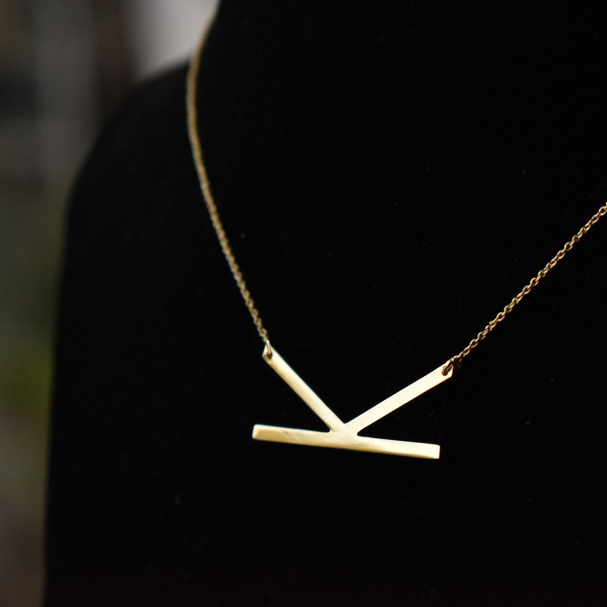 Alexis Rose Big Initial Necklace