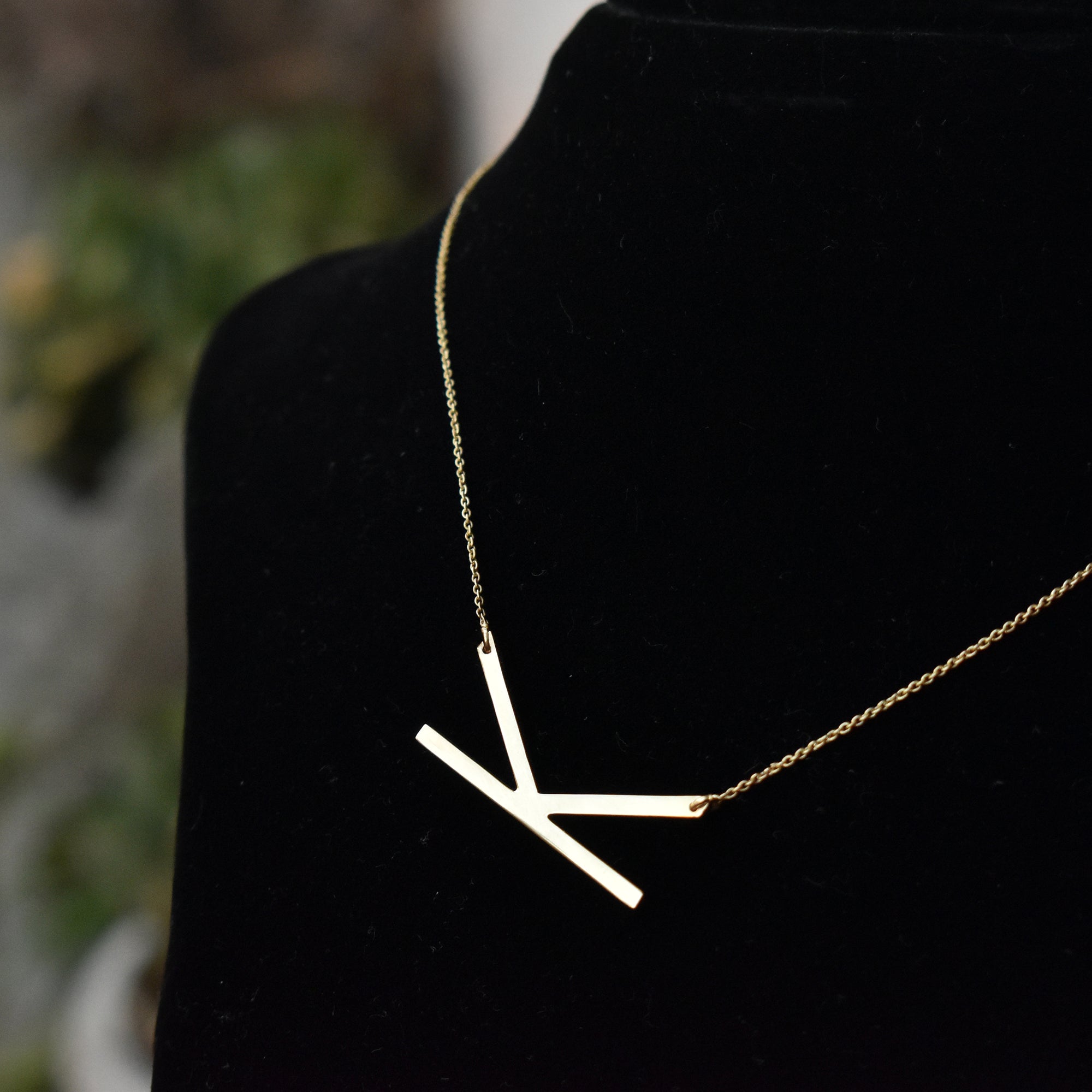 Alexis Rose Big Initial Necklace