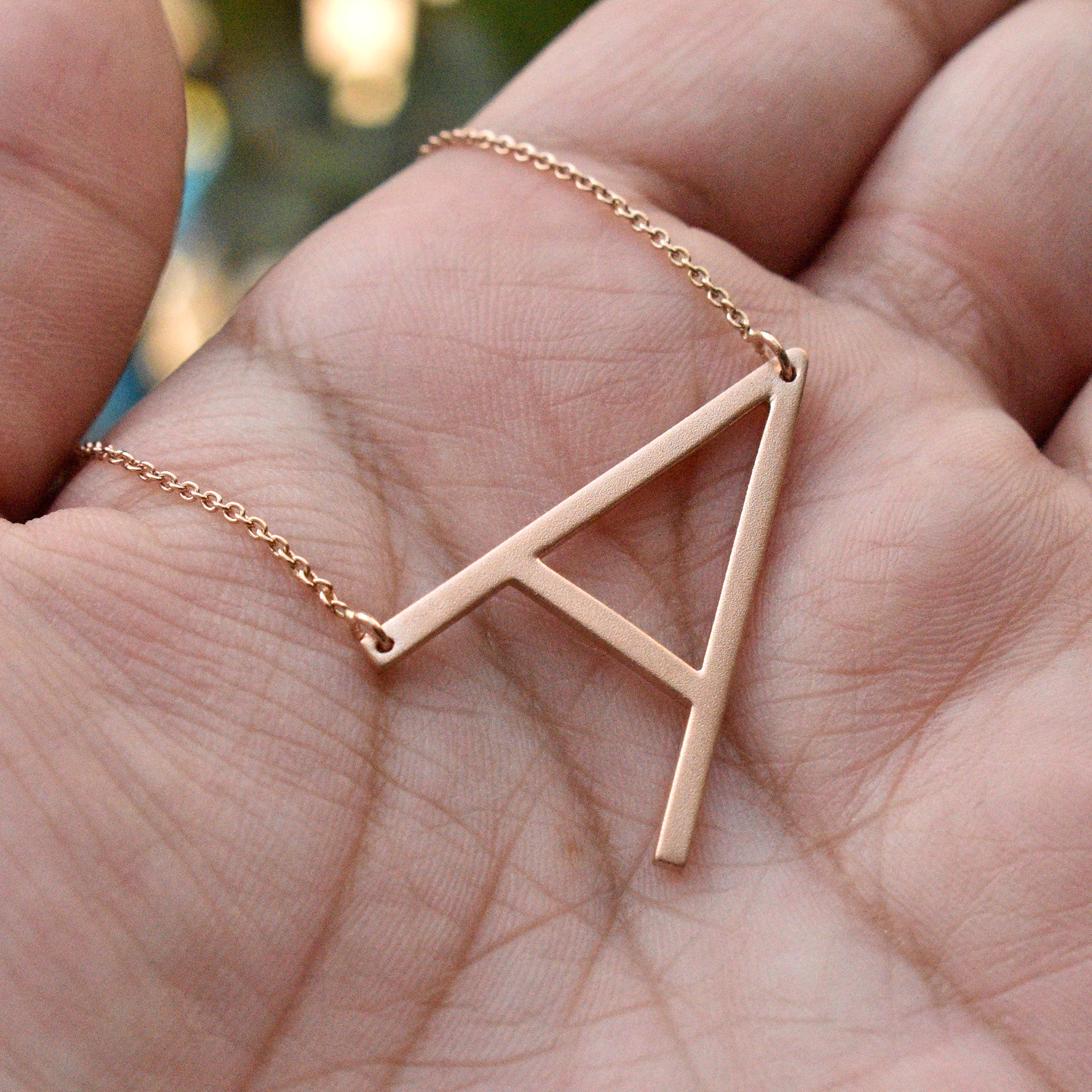 Alexis Rose Big Initial Necklace
