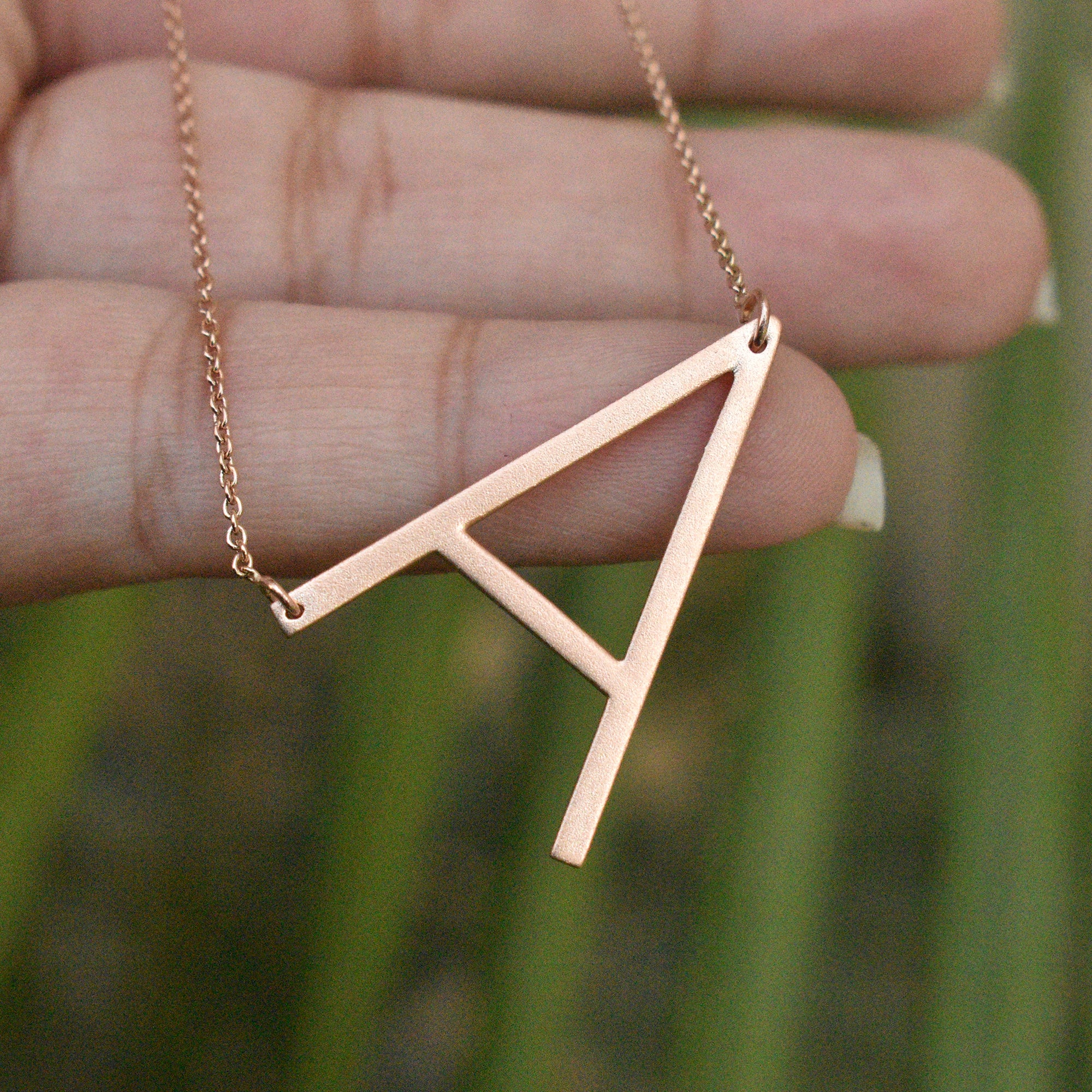 Alexis Rose Big Initial Necklace