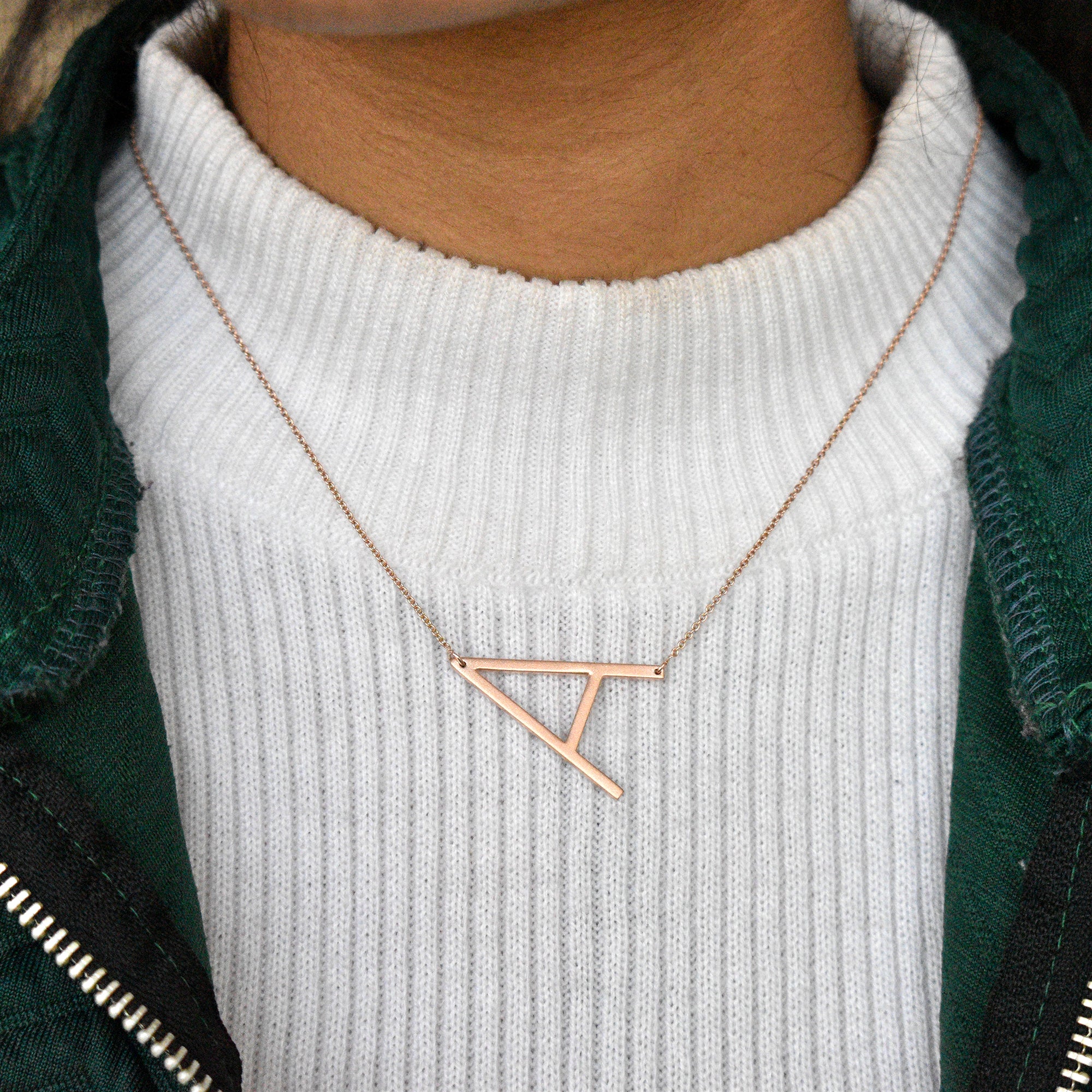 Alexis Rose Big Initial Necklace