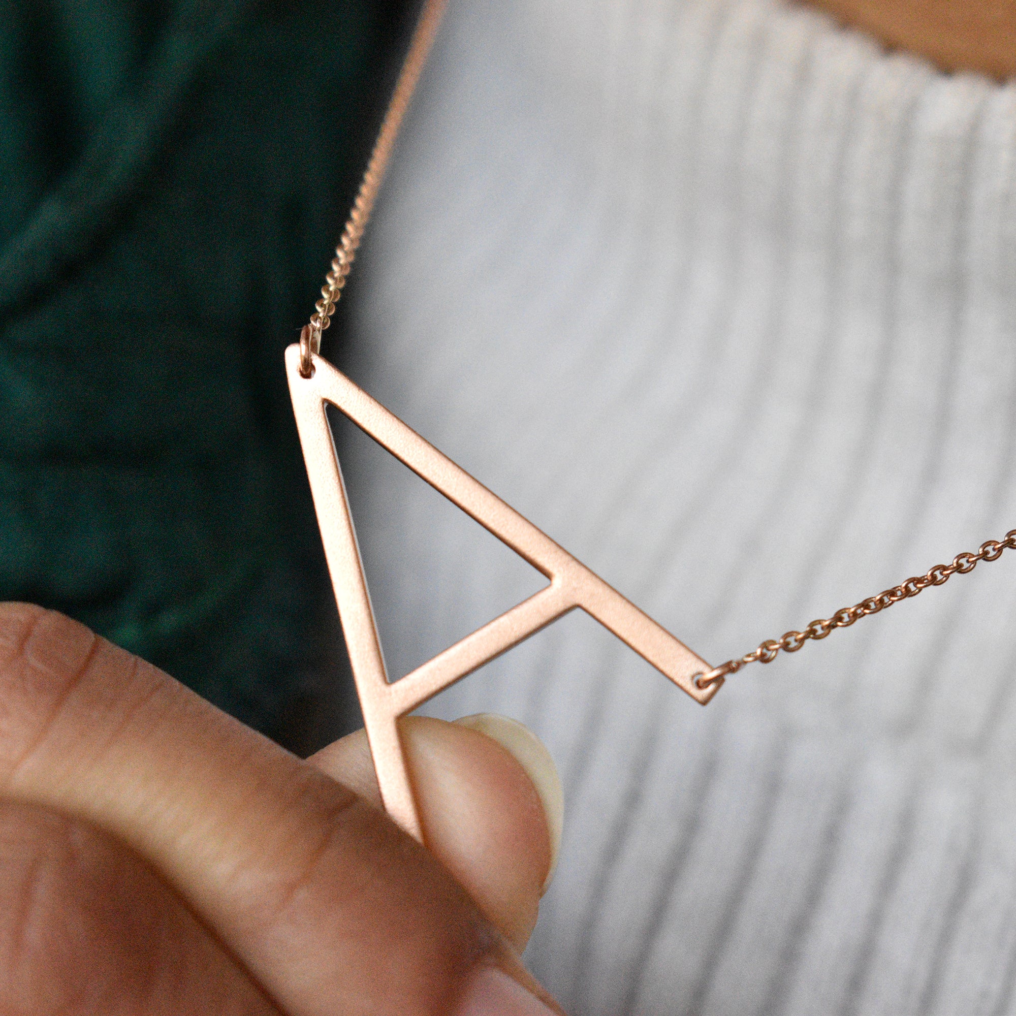 Alexis Rose Big Initial Necklace