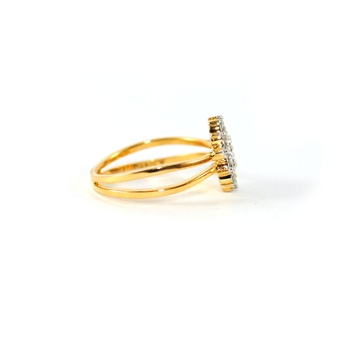 Illusion Set Solitaire Diamond with Diamond Halo Ring