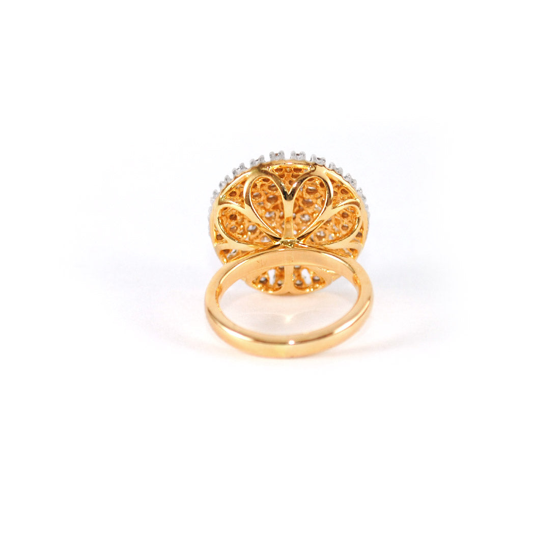 Blossom Diamond Cluster Pyramid Cocktail Ring