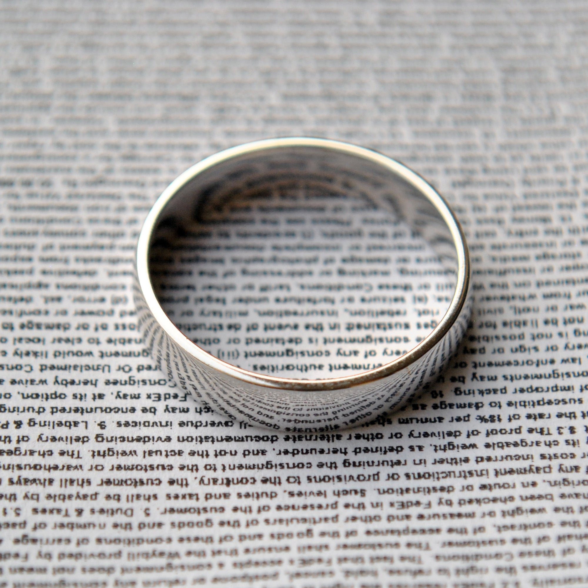 4mm Flat Fit Solid Gold Wedding Unisex Band, Comfort Fit Band with Slight Dome
