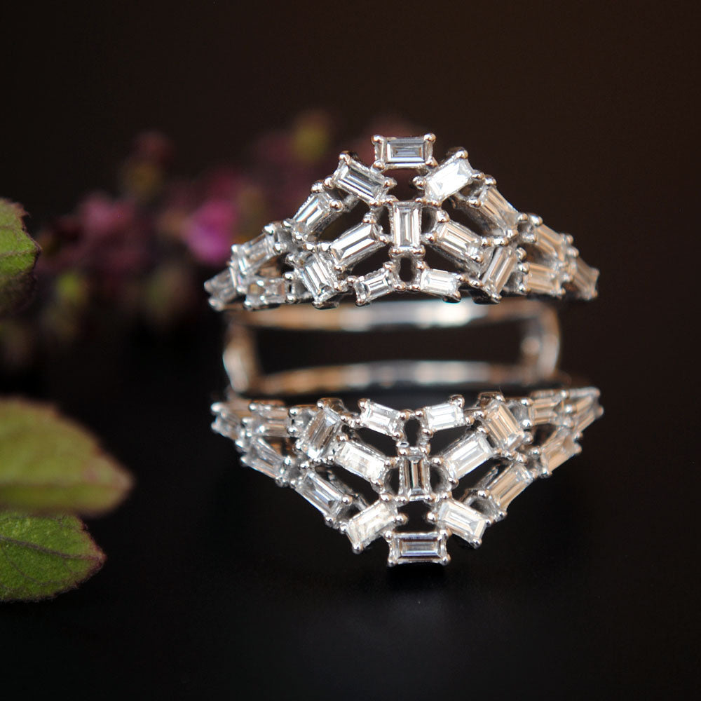 Baguette Diamond Ring Guard