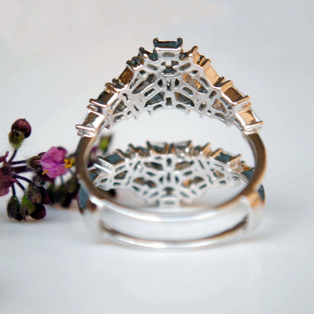 Baguette Diamond Ring Guard