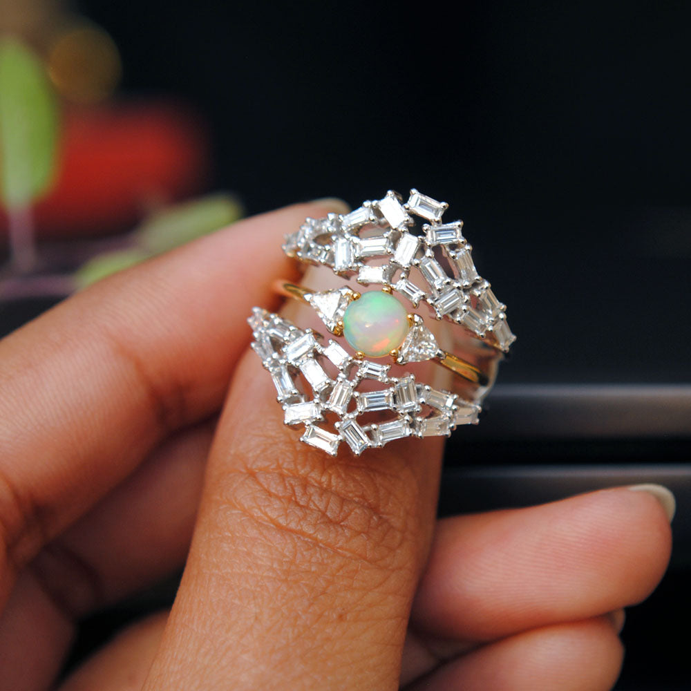Baguette Diamond Ring Guard