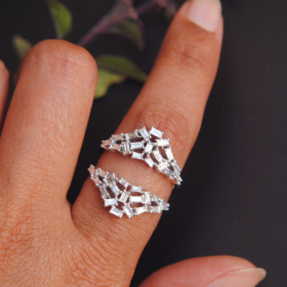 Baguette Diamond Ring Guard