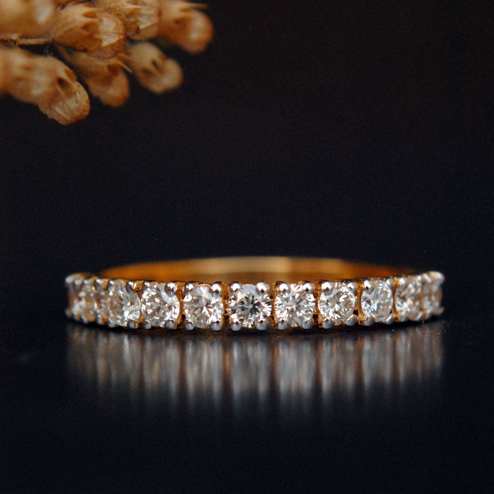 2.5mm Half Eternity Diamond Band