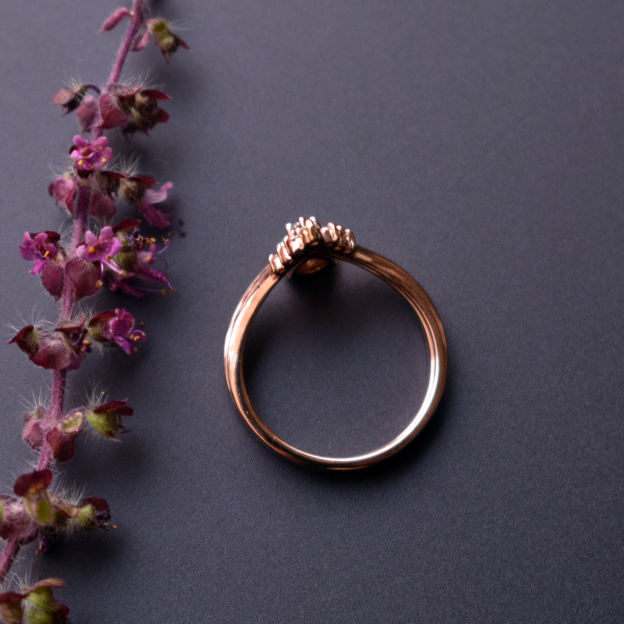 Pear Diamond Engagement and Wedding Ring Set