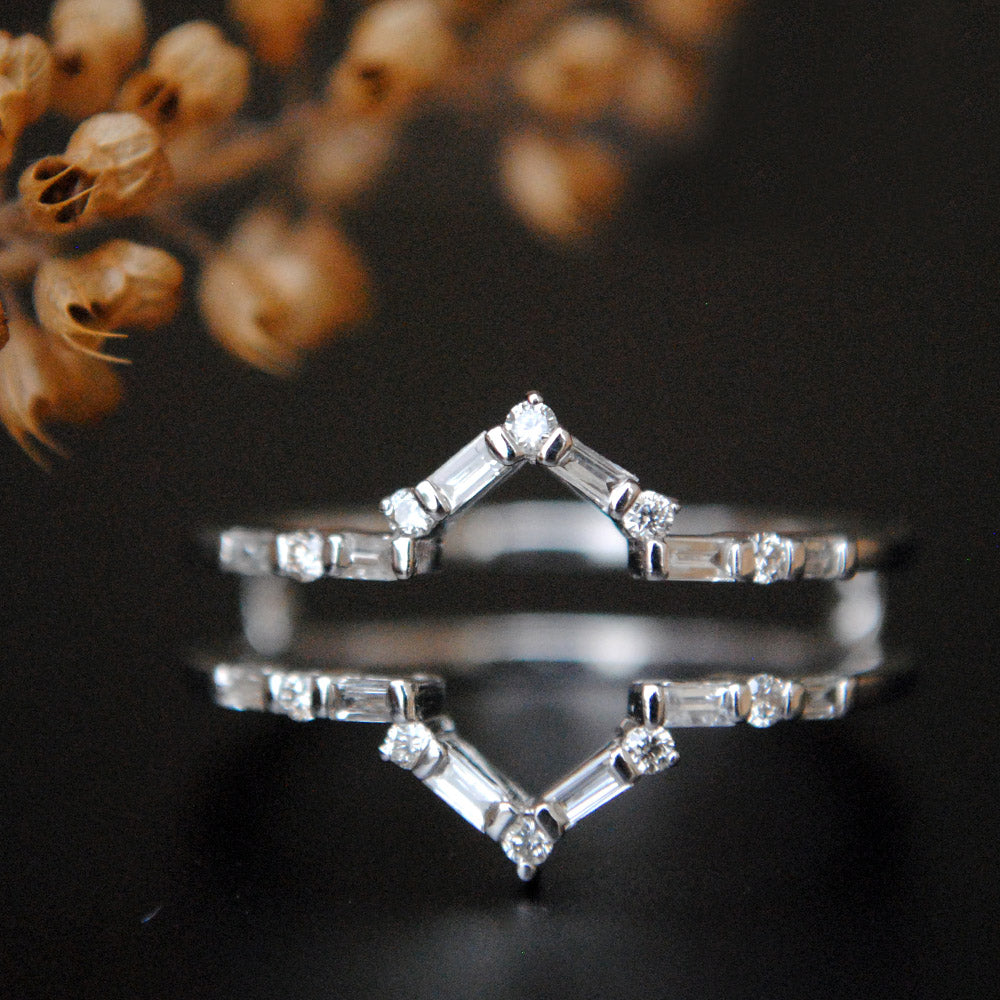 Baguette & Round Diamond Ring Enhancer/Guard