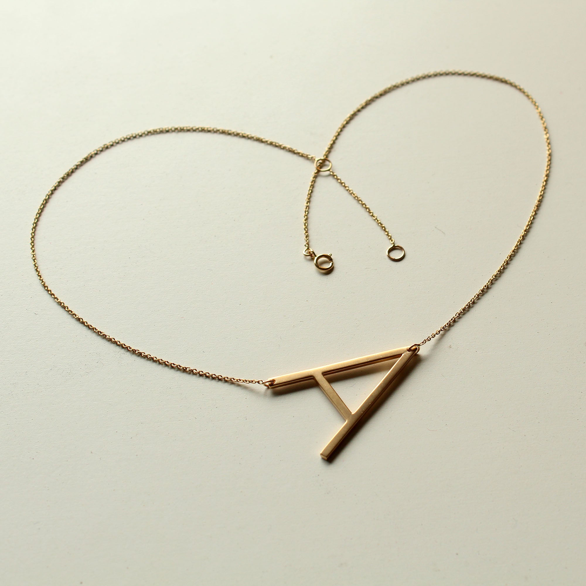 Alexis Rose Big Initial Necklace