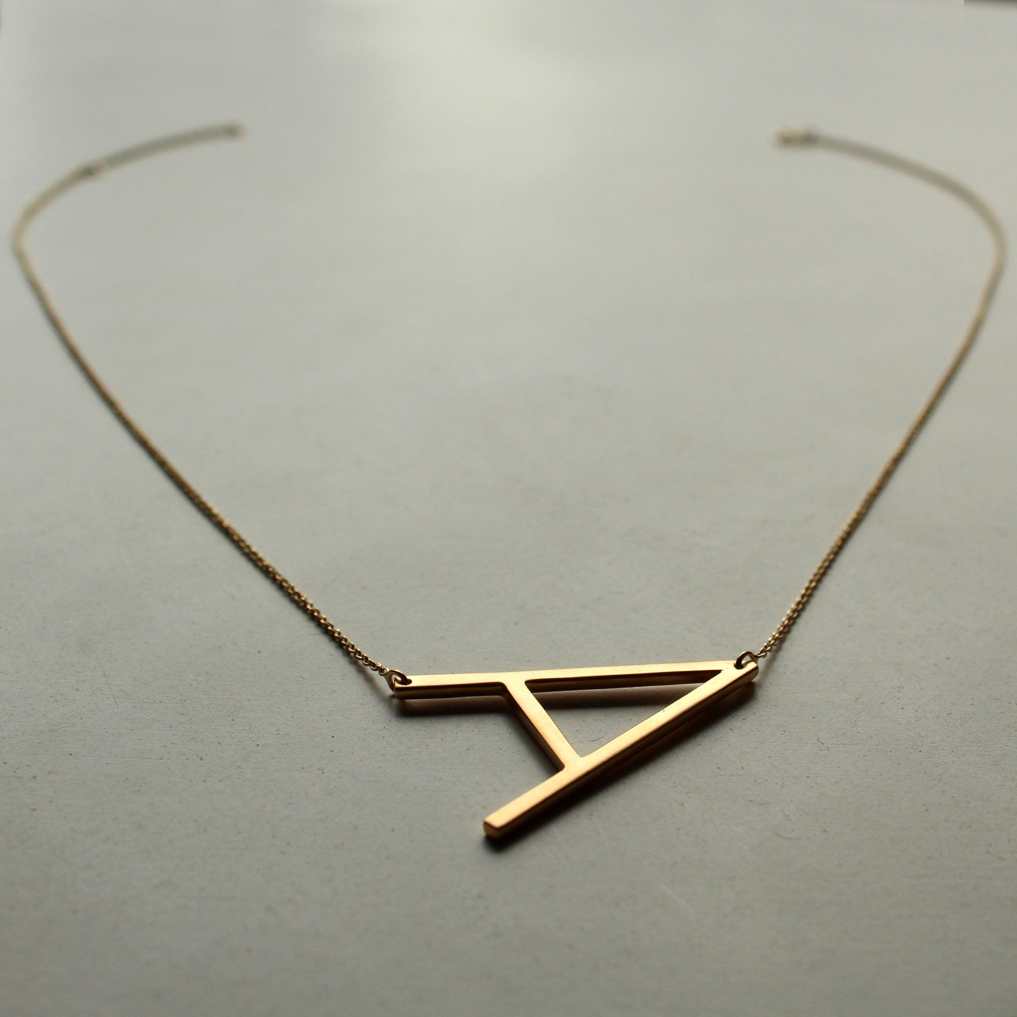 Alexis Rose Big Initial Necklace