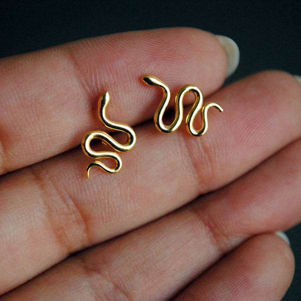 Big snake earrings online
