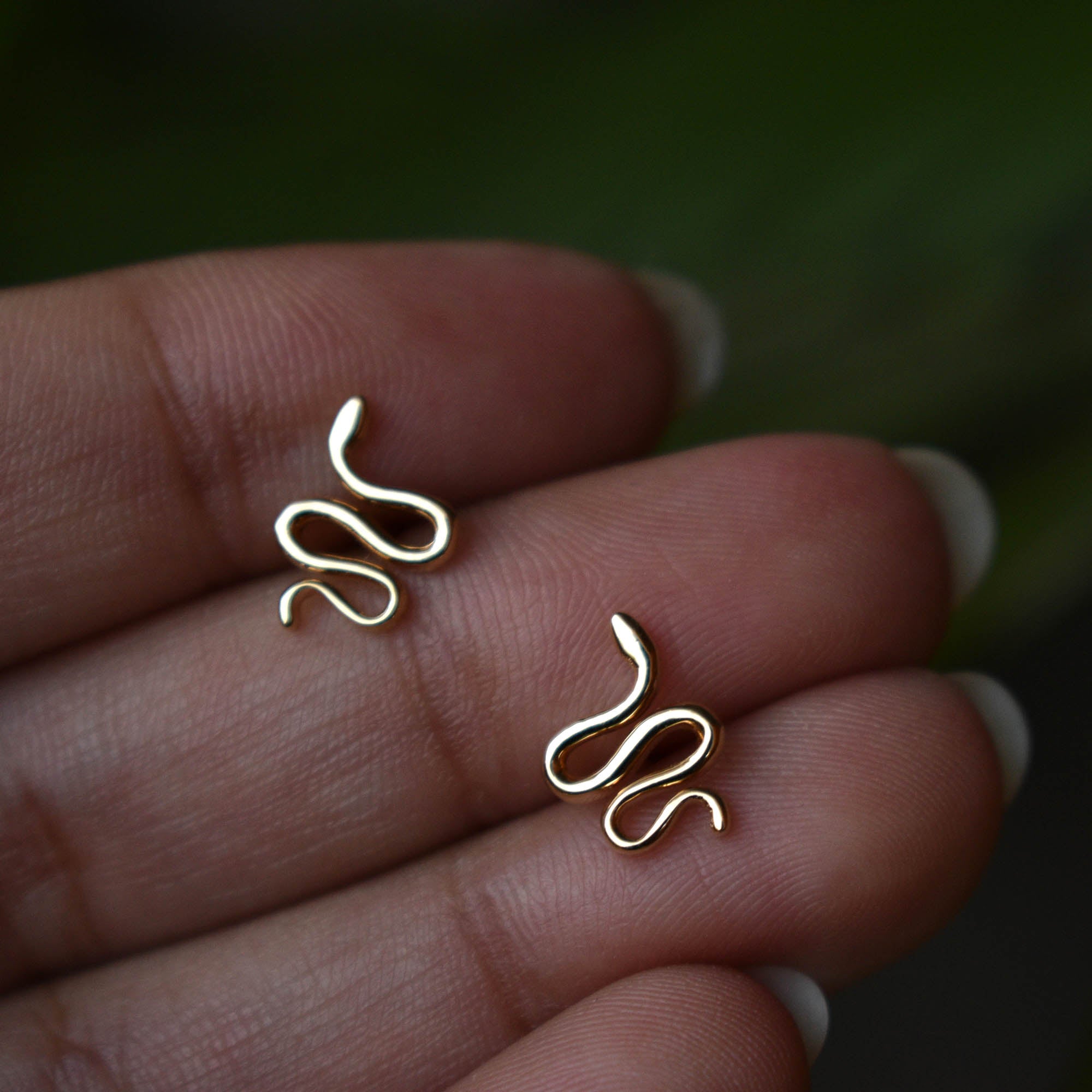 Pushback Snake Earring