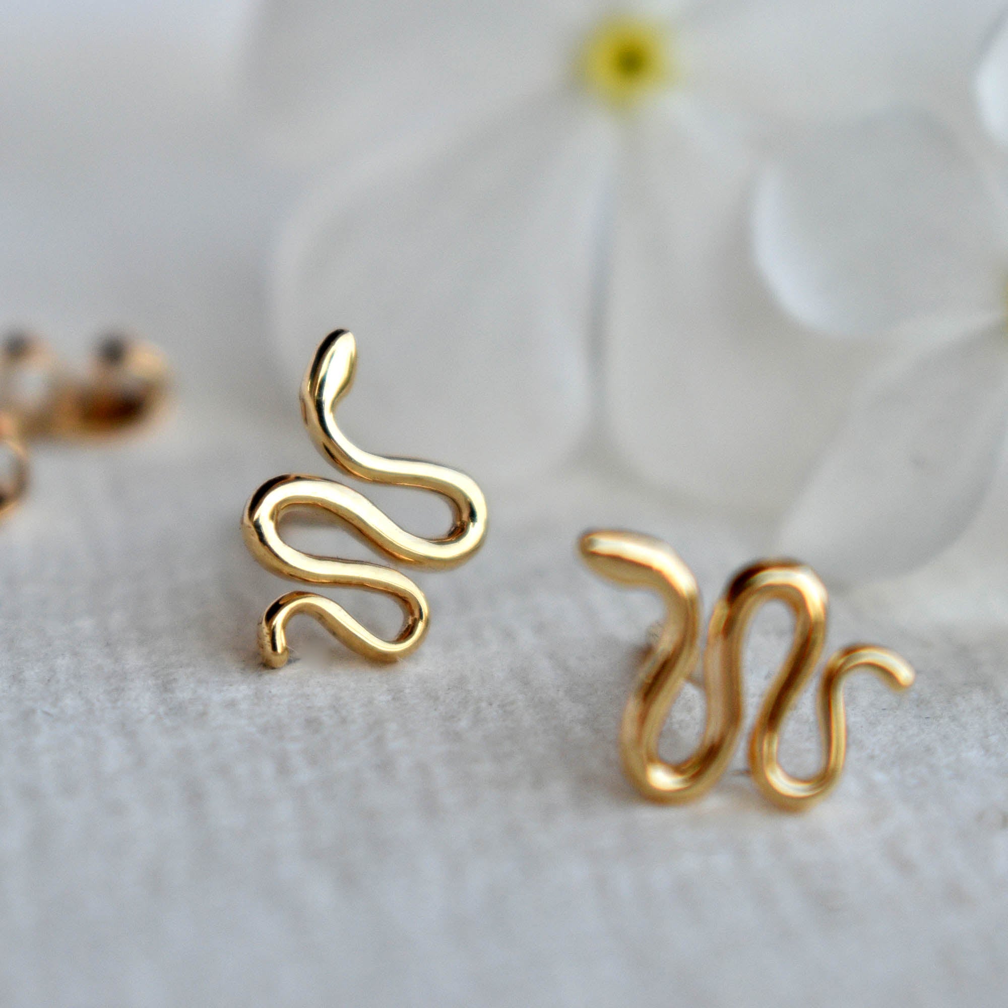 Pushback Snake Earring