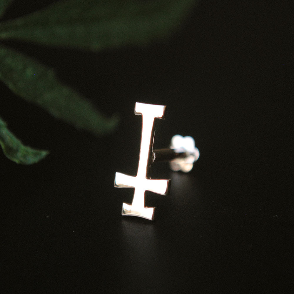 Inverted Cross St. Peter Earring