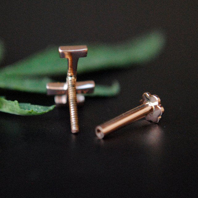 Inverted Cross St. Peter Earring
