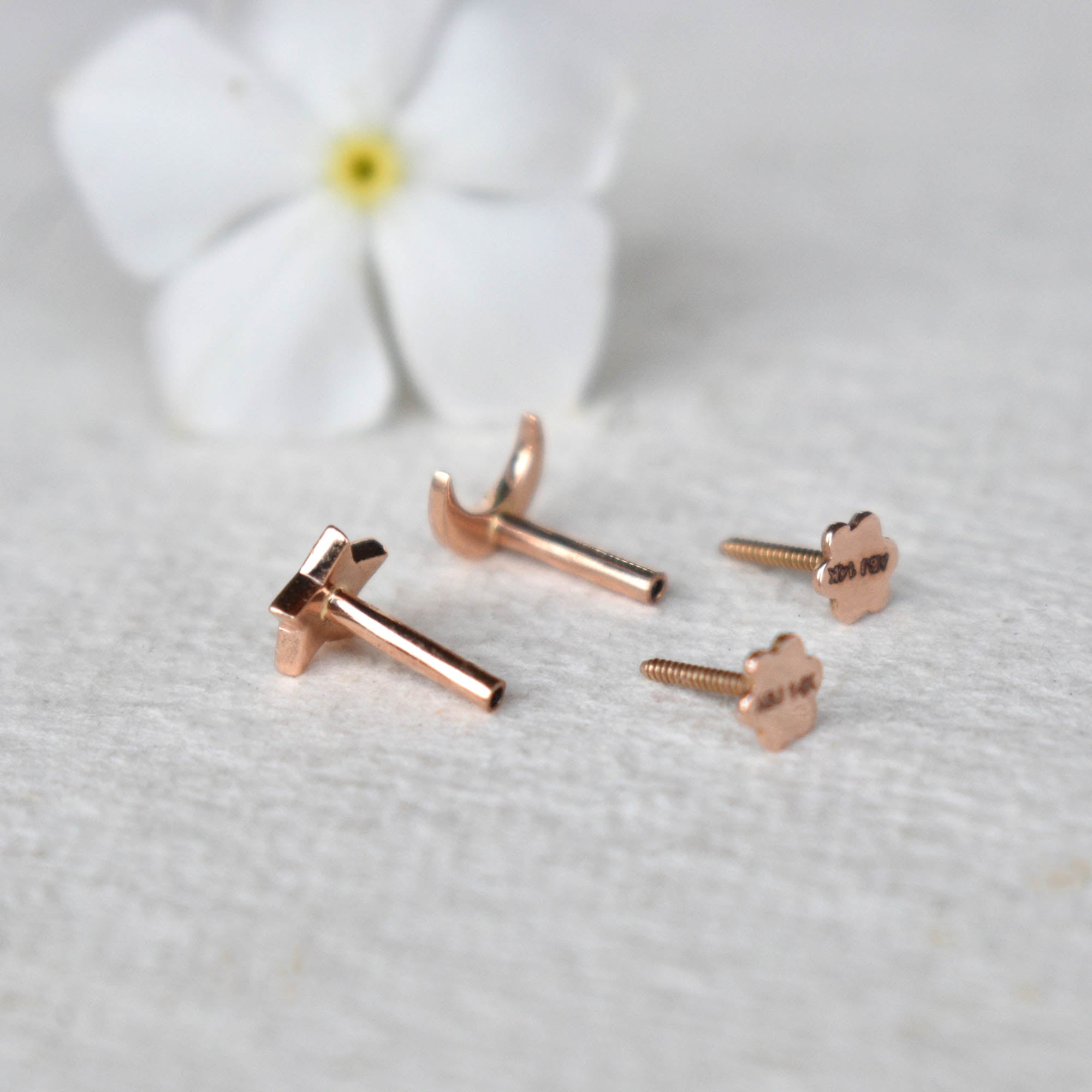 Star Moon Celestials Gold Studs