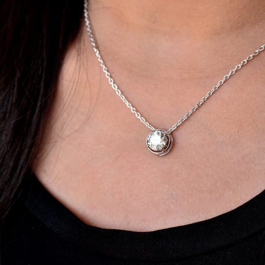 Moissanite Diamond Necklace