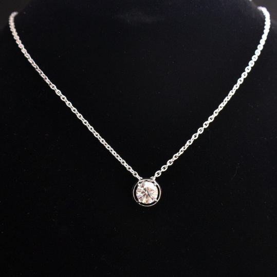Moissanite Diamond Necklace