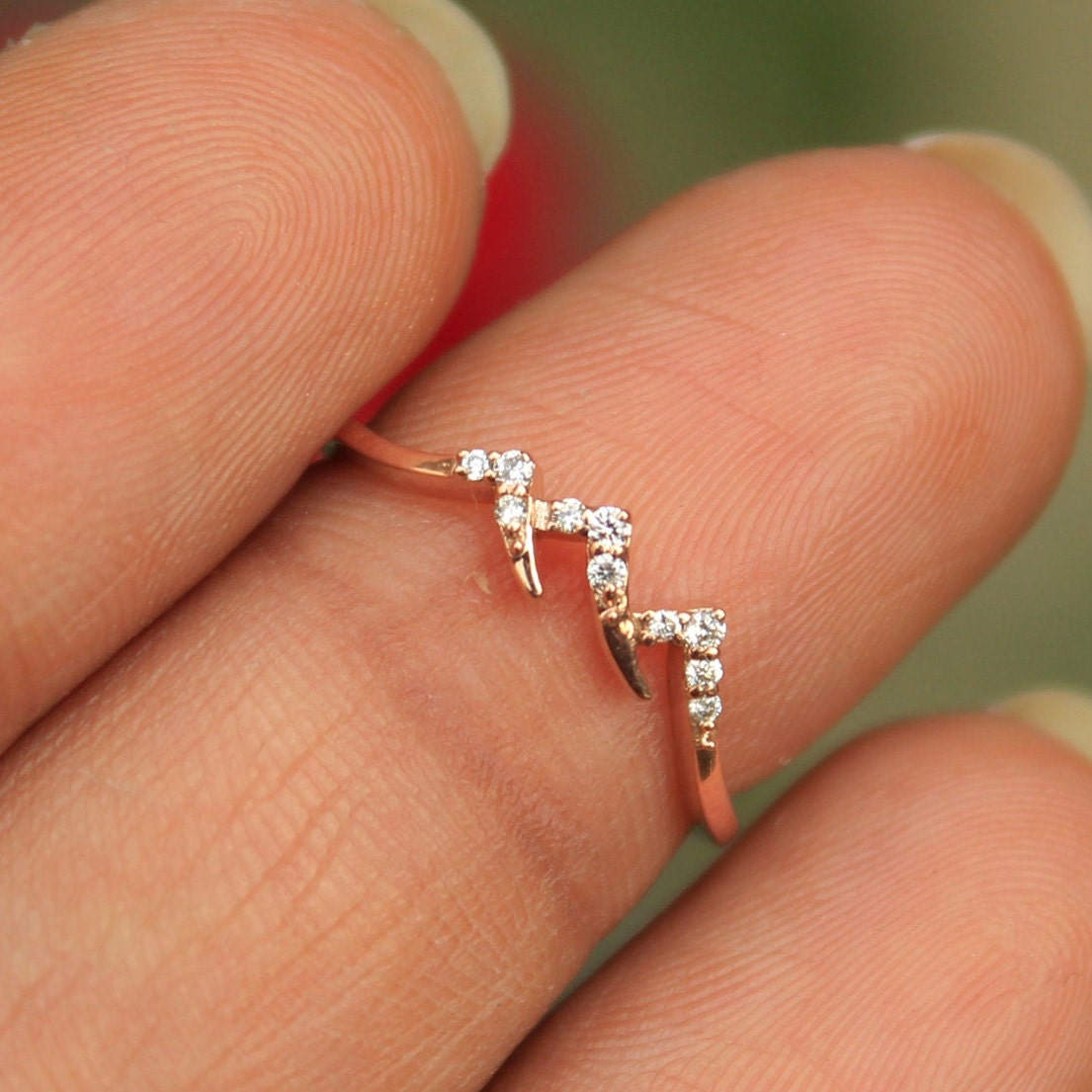 Place of Love - Mountain Peaks Ring