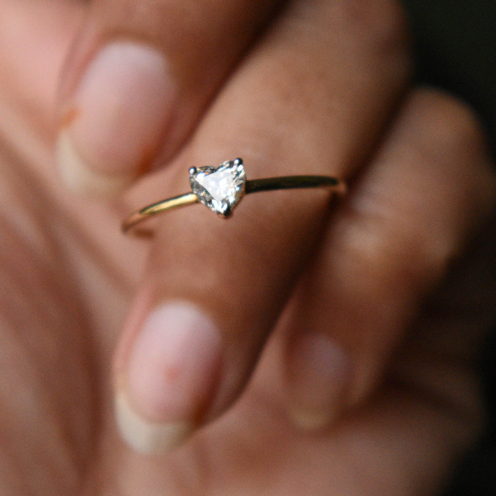 Subtle Flashes of Sparkle With This Simple and Minimal, Dainty Diamond –  Lacee Alexandra