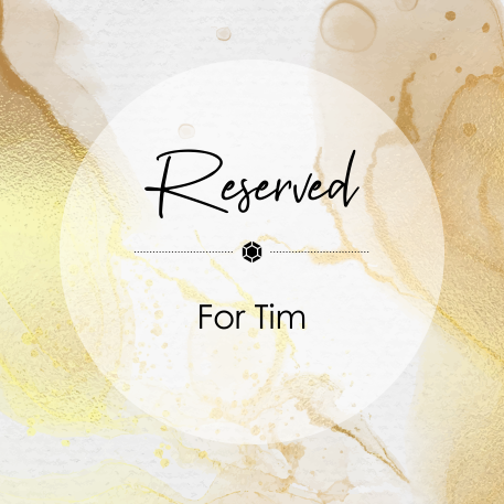 Reserved for Tim - 9k Solid Gold Curved Diamond Band