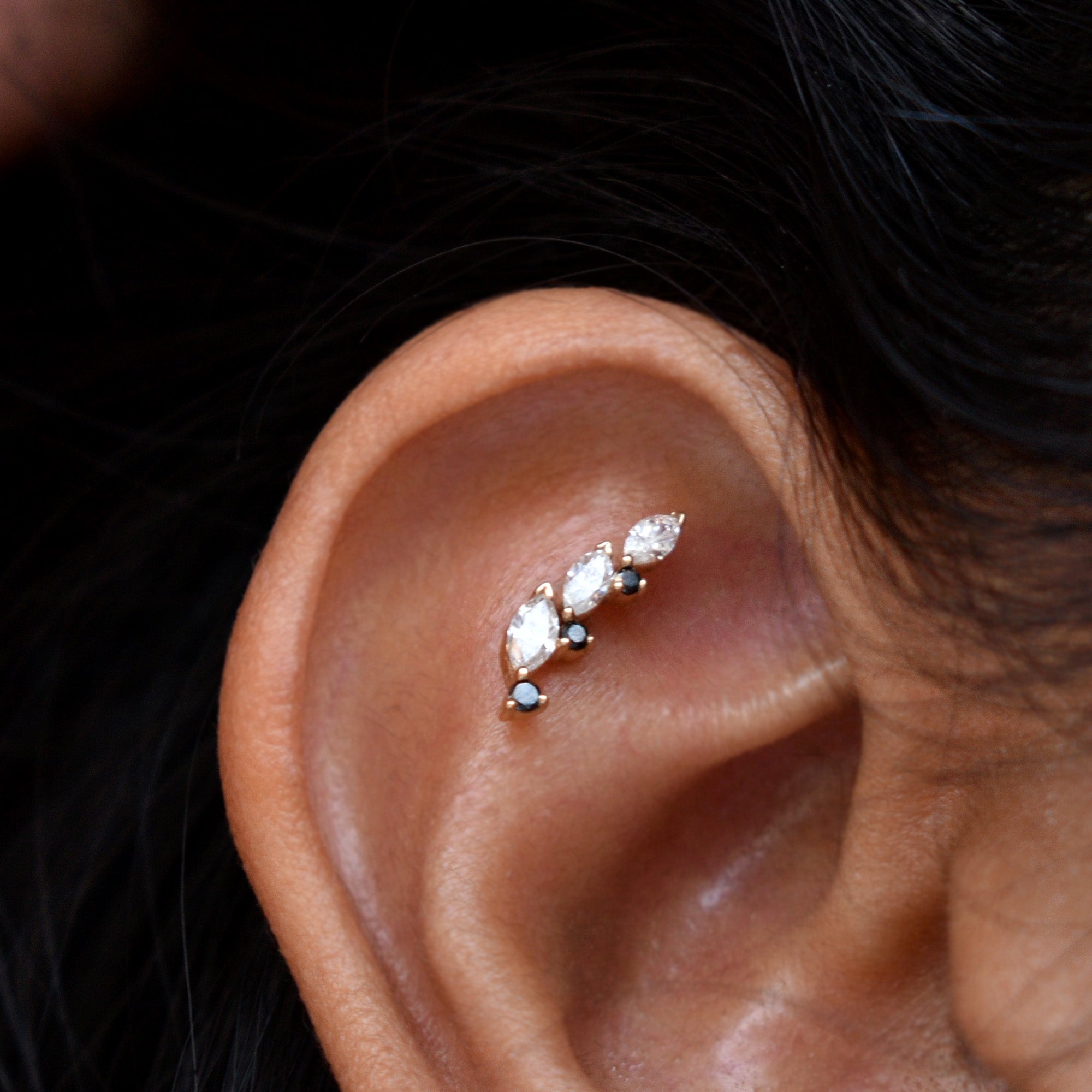 Jumping Fish Curved Ear Climber