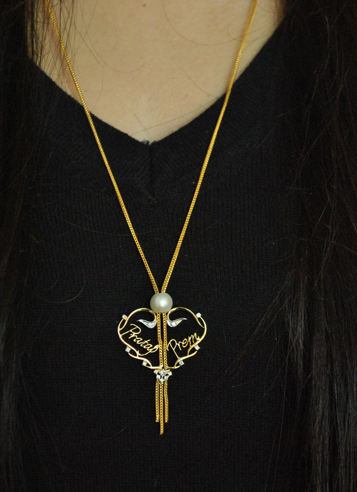 Personalised photo heart necklace deals