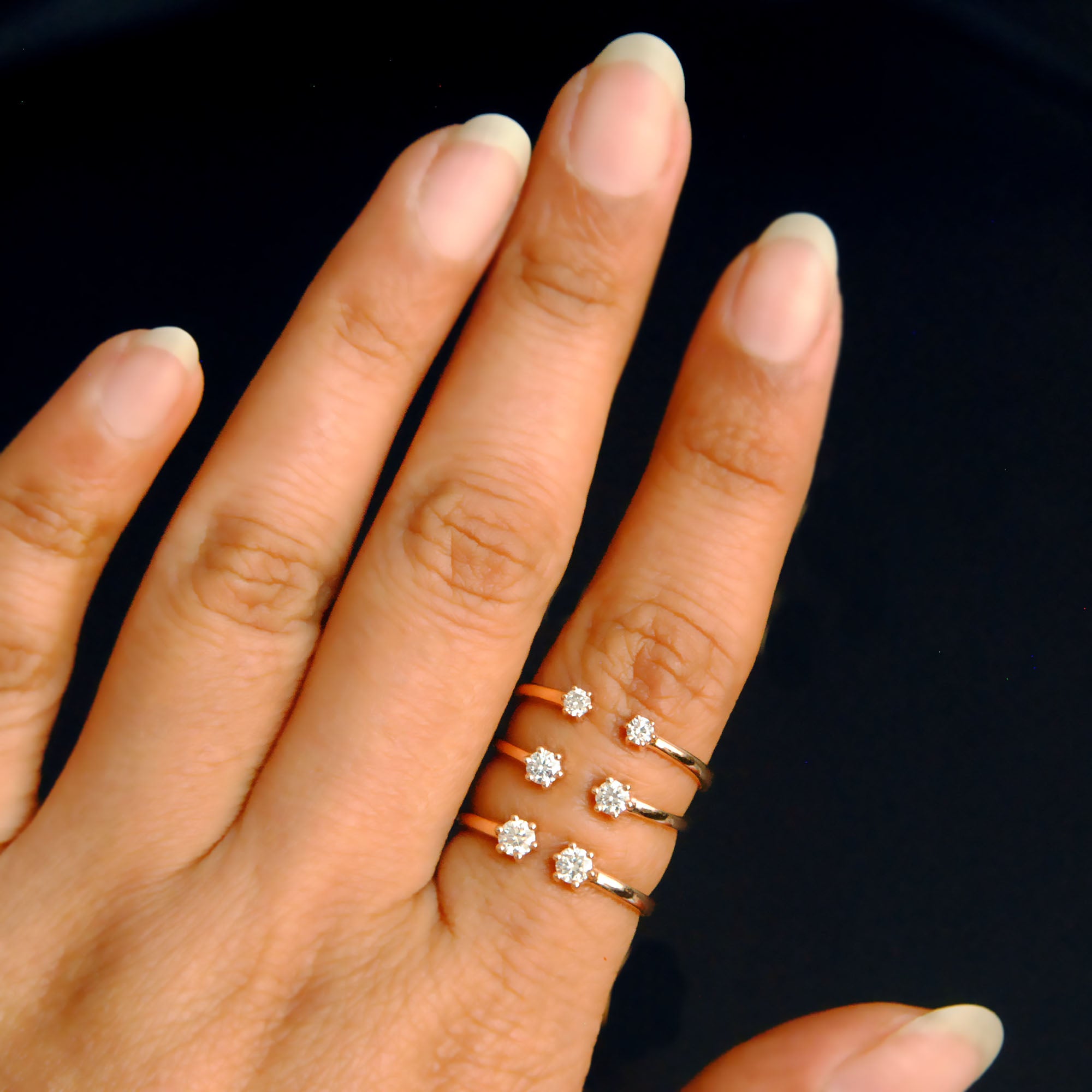 Two Become One -Diamond Rings| Surat Diamond Jewelry