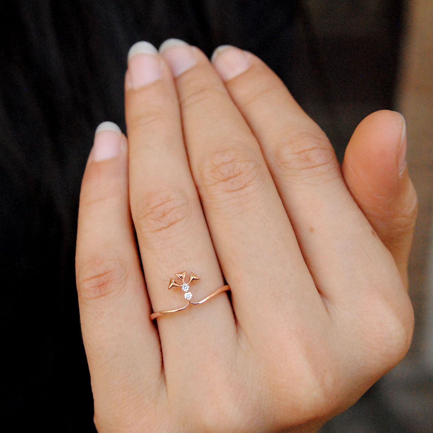 Love Heart Diamond Ring | Two Tone Gold Rings | CaratLane