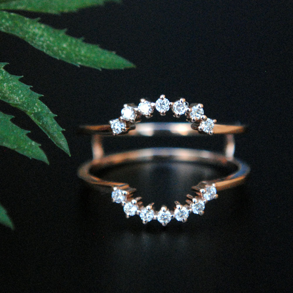 Halo Ring Enhancer for Cushion and Square Diamond