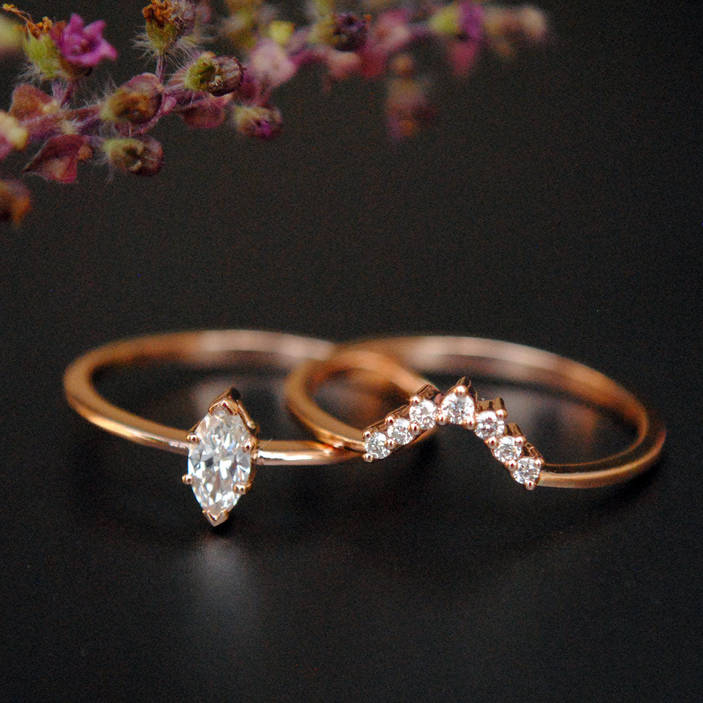 How to Pick a Wedding Band To Match Your Engagement Ring | Allurez |  Allurez Jewelry Blog