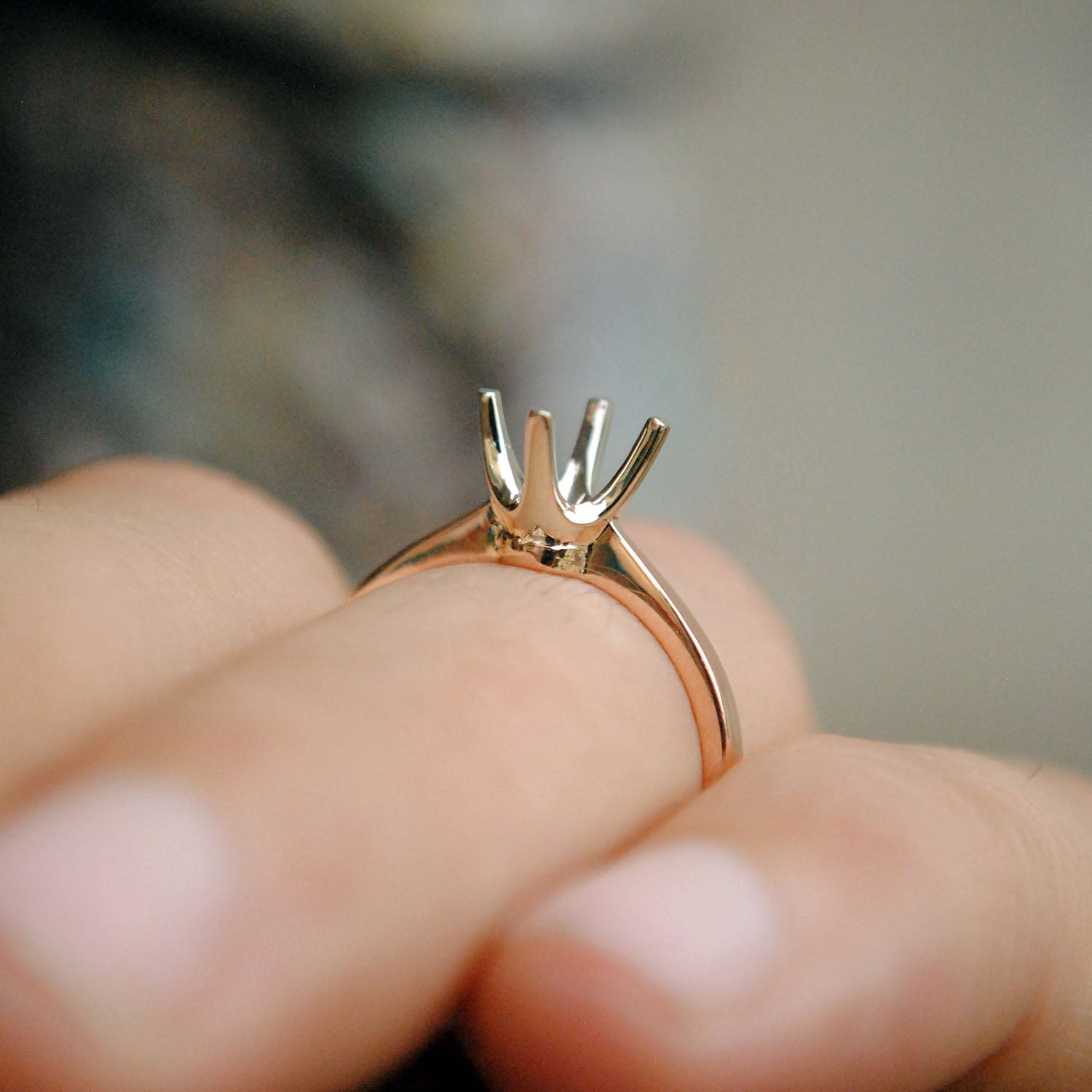 Gold ring on sale mountings without stones