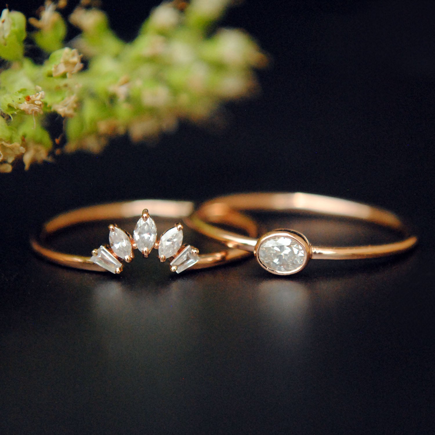 Simple Gold Engagement Rings