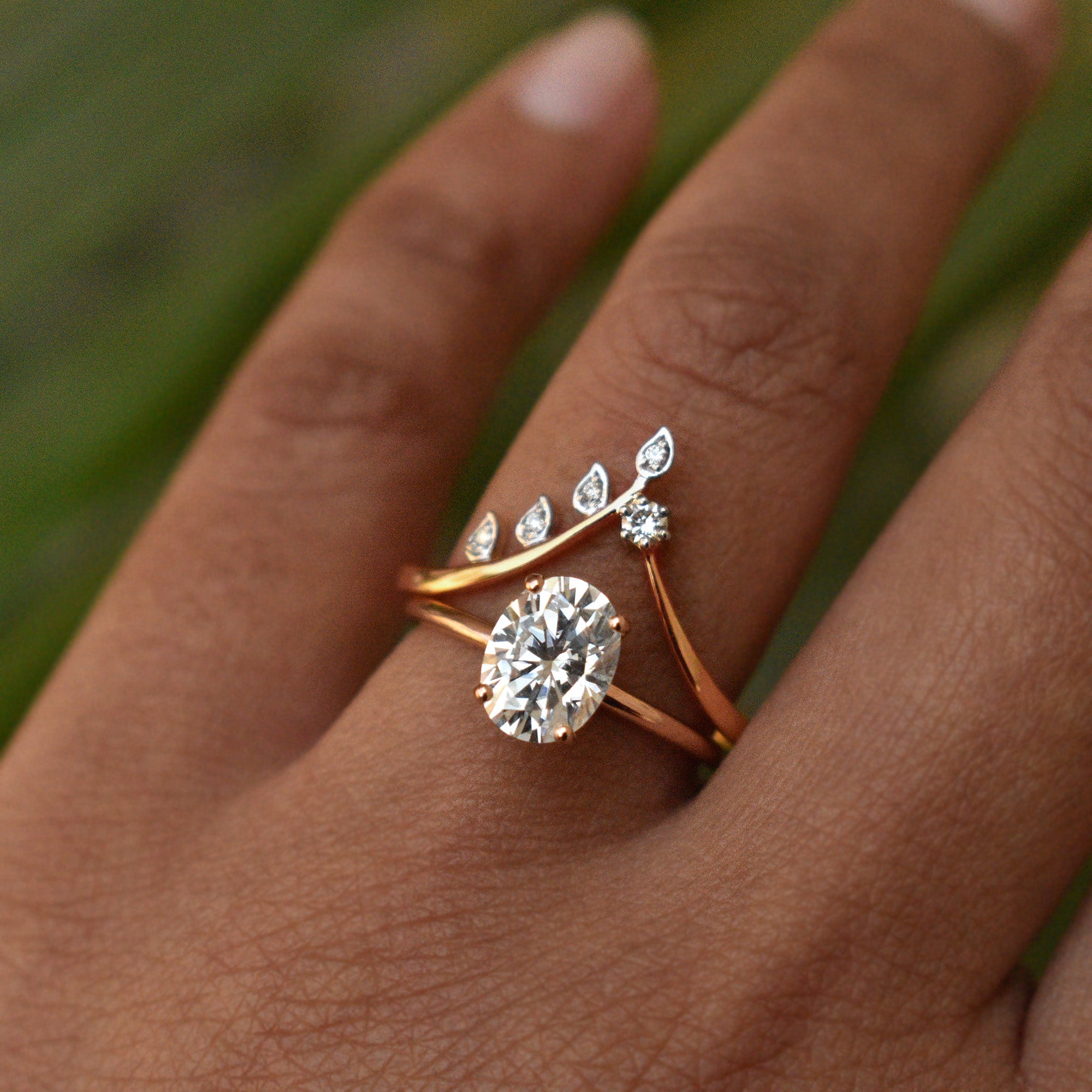 Leaf diamond best sale