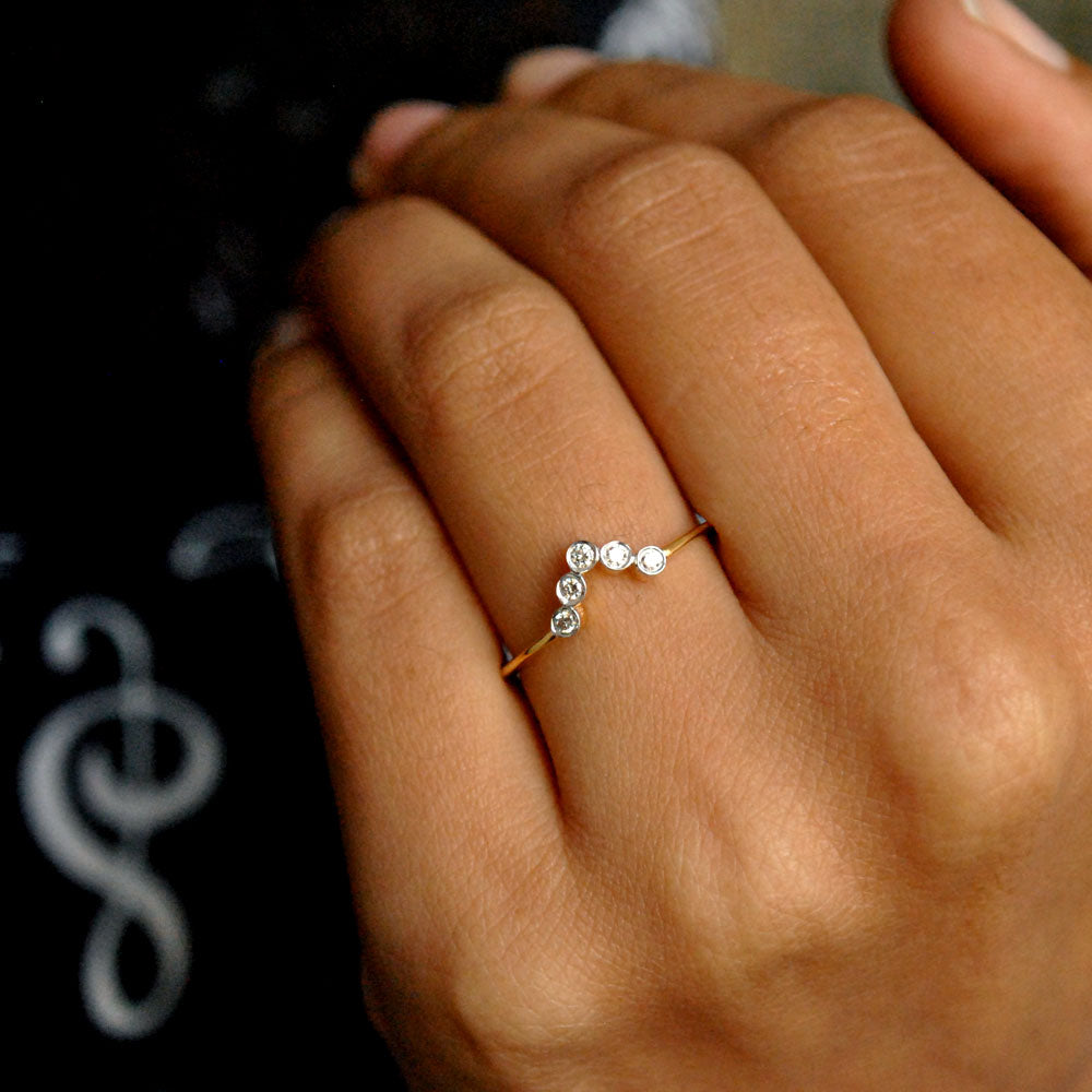 Stackable Wedding Rings Simple Simple stacked wedding rings 60 photos - Astyledwedding.com