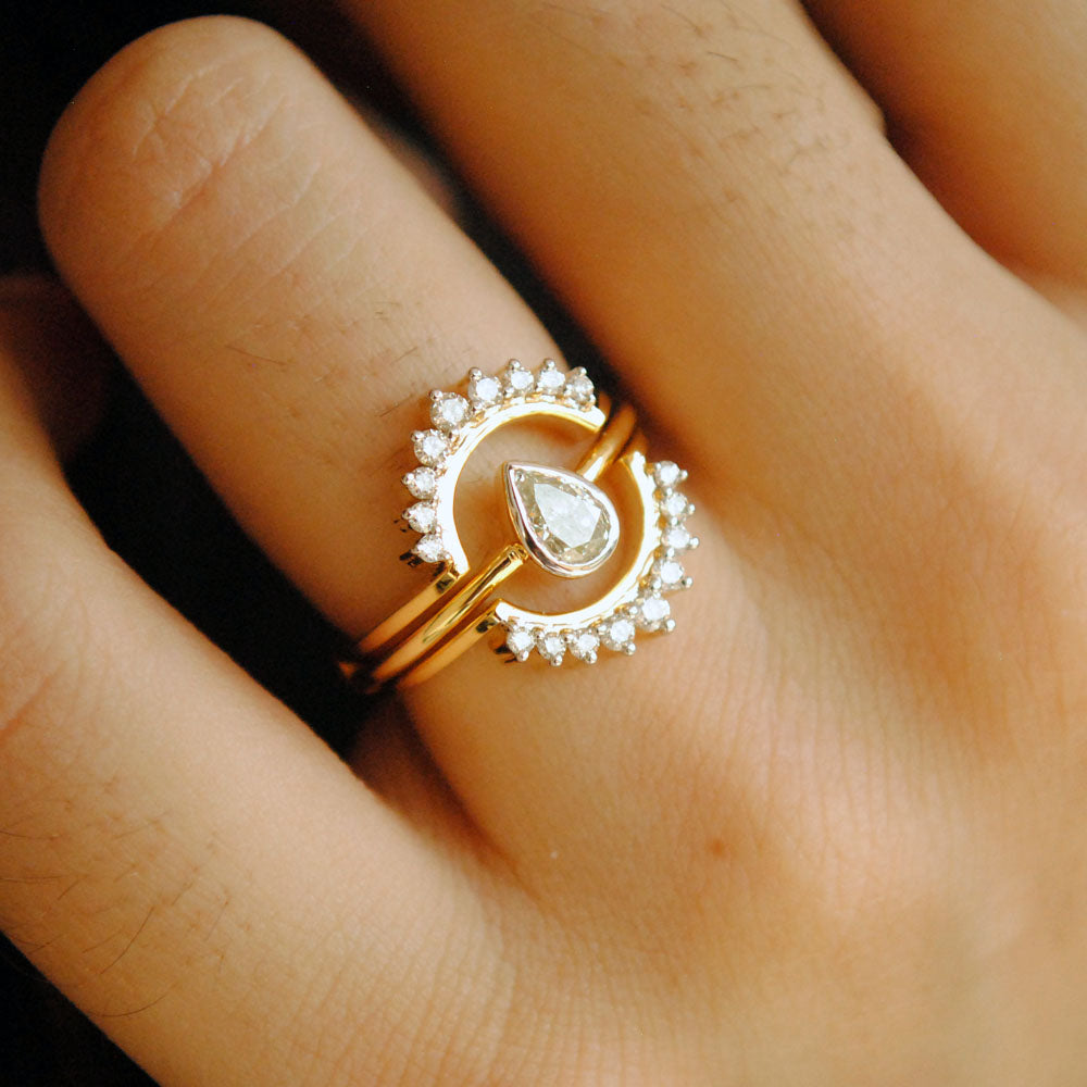 5mm Yellow Gold Filled Spring Ring Guard
