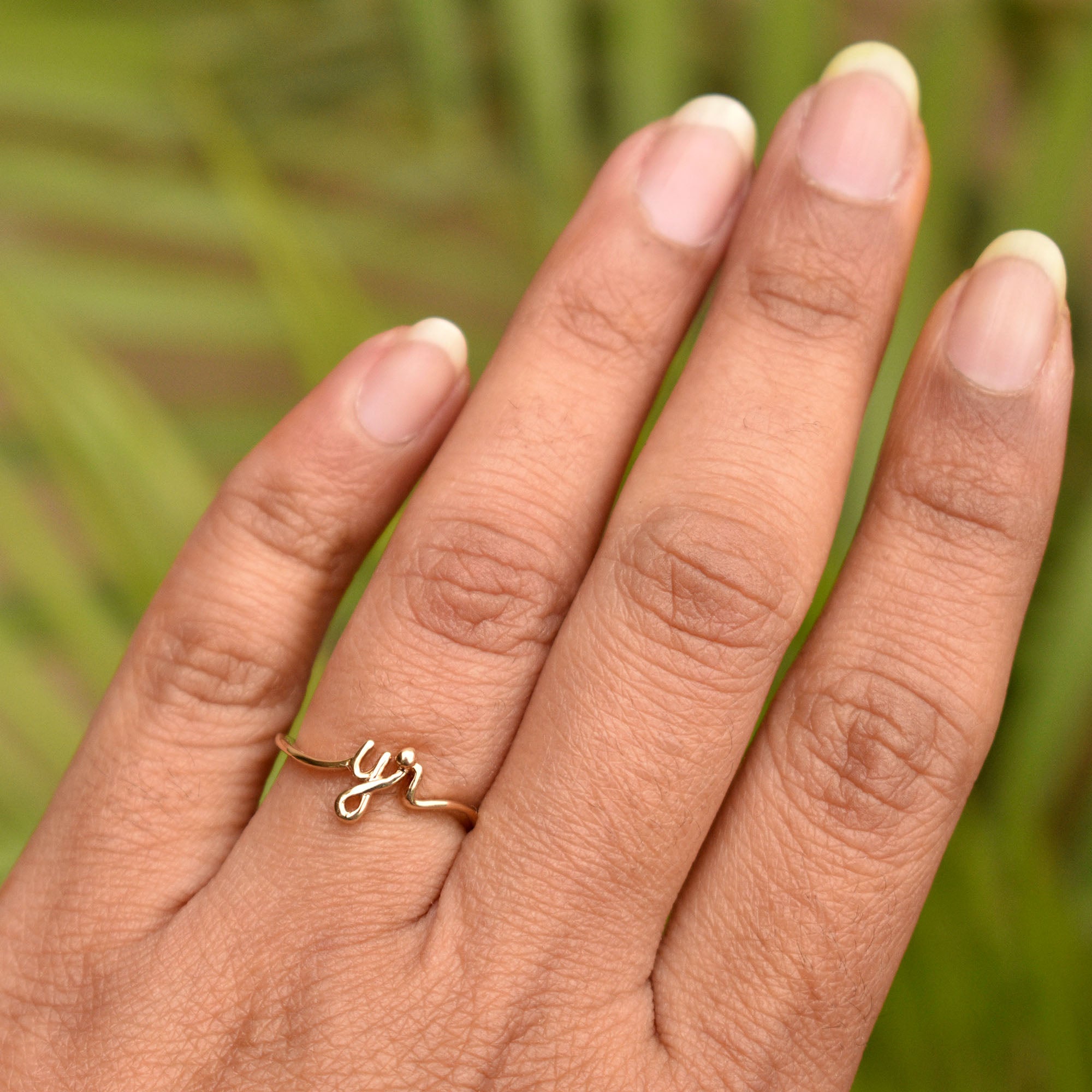 SPE Gold - Leaf Design Gold Ring For Women - Poonamallee