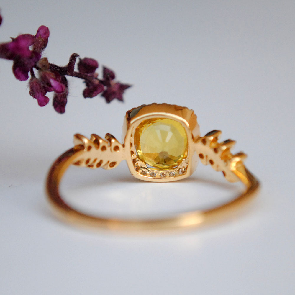 Certified Yellow Sapphire Ring for Men and Women | Hare Krishna Mart–  Original Rudraksha