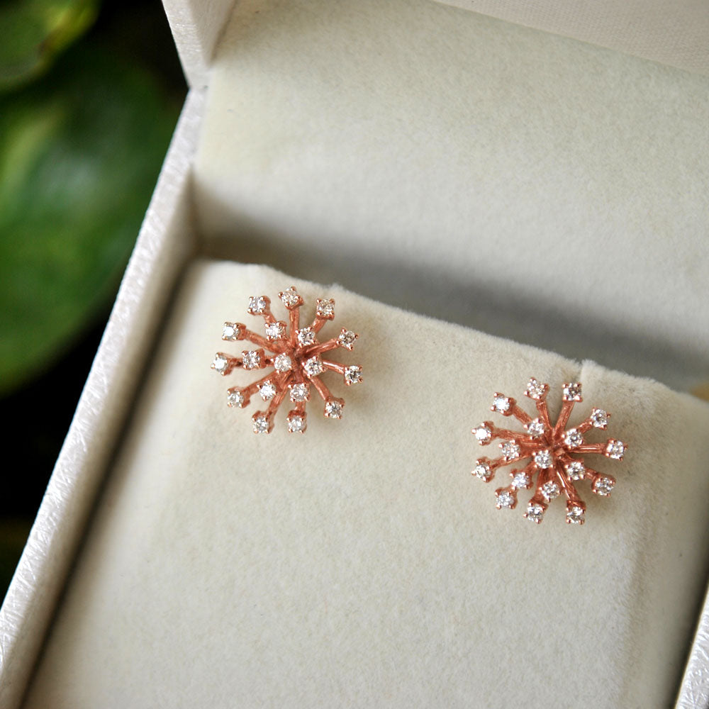 Star Burst Ear Studs