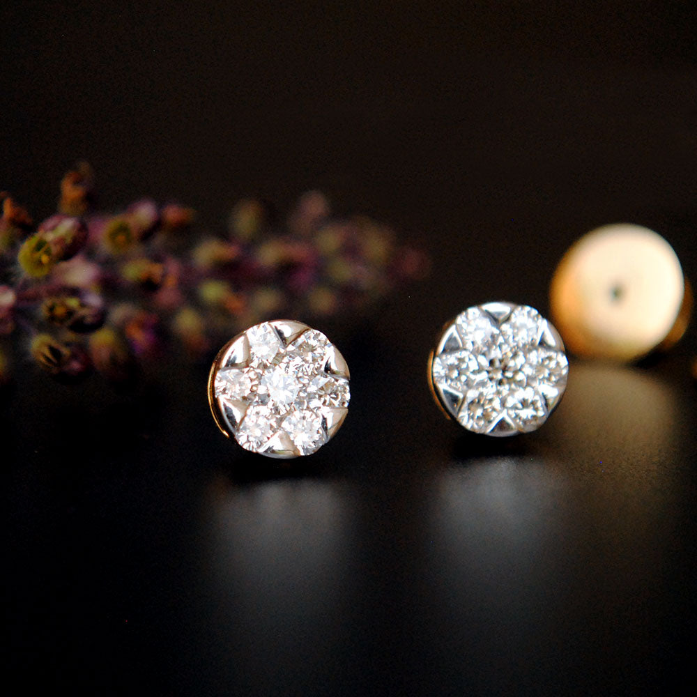 Aggregate more than 59 diamond post earrings