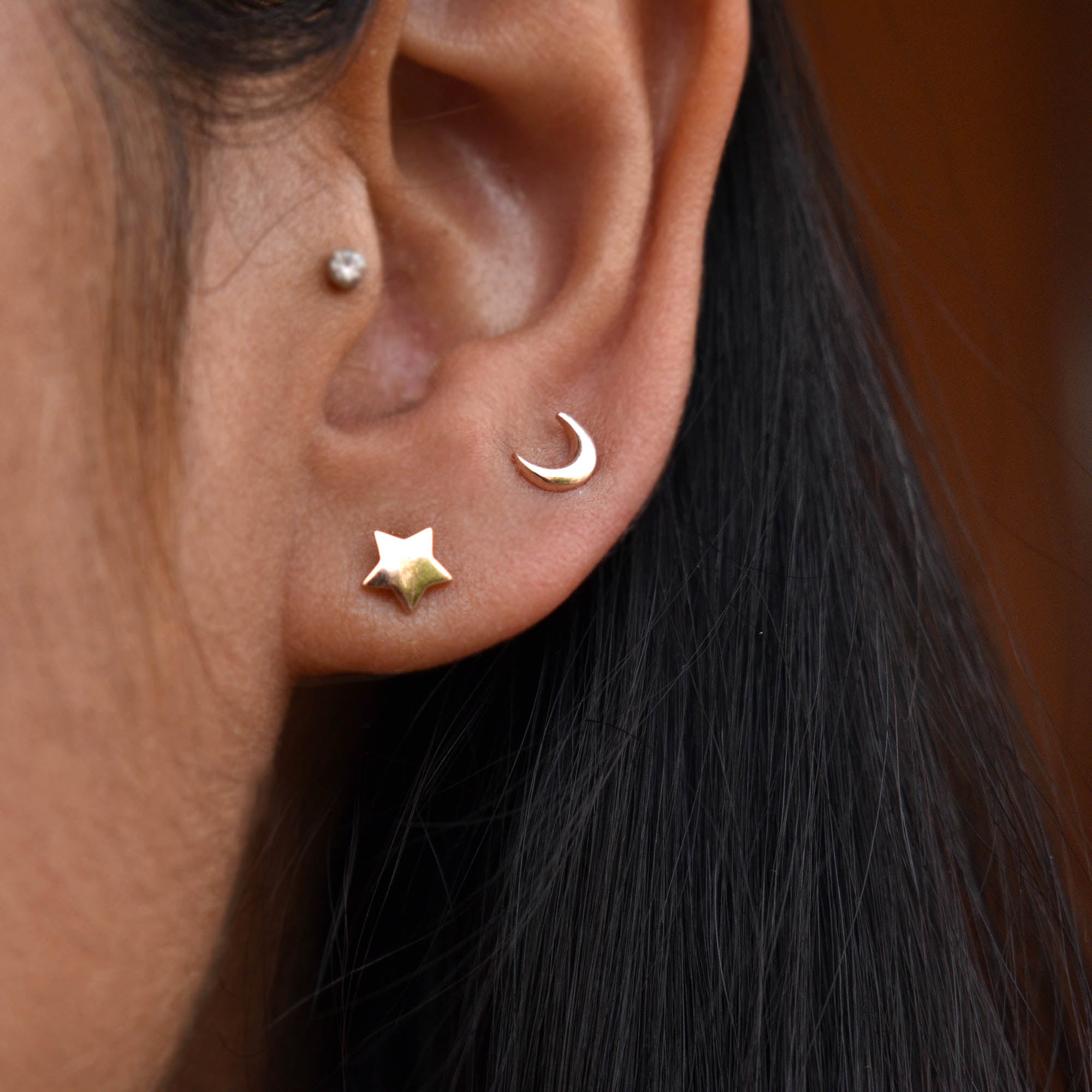 Estelle Earings Second Stud Earrings - Buy Estelle Earings Second Stud  Earrings online in India