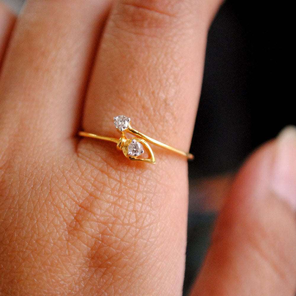 Dainty Diamond Ring | Everbrite Jewellery