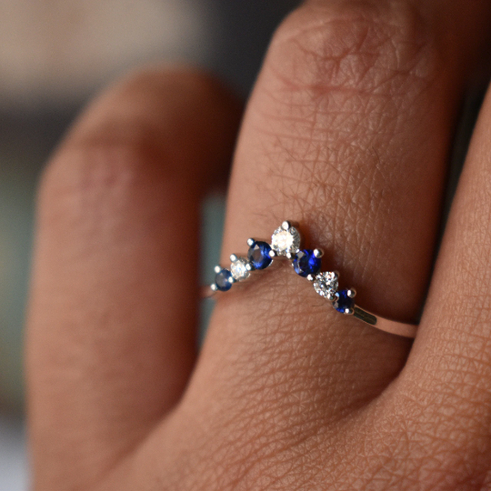 Promise rings hot sale september birthstone ring