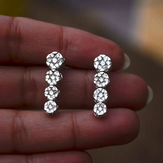 Journey Diamond Long Earrings