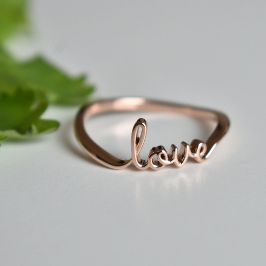 Gold Plated Wedding Engagement Gold Ring with Love Design - China Finger  Ring and Towel Ring price | Made-in-China.com